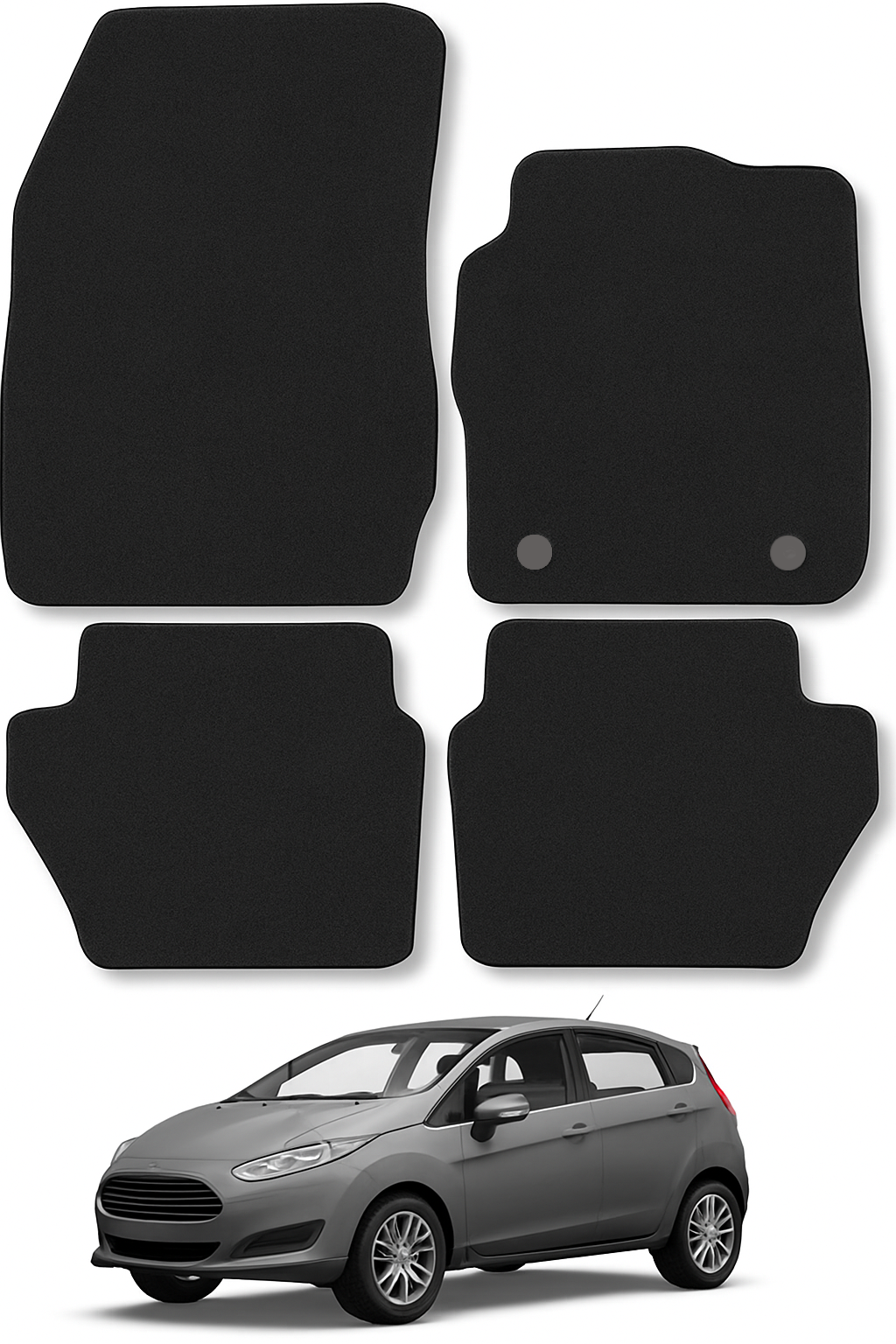 FORD FIESTA MK7 (FACELIFT) 2011-2017 Tailored Carpet Mats